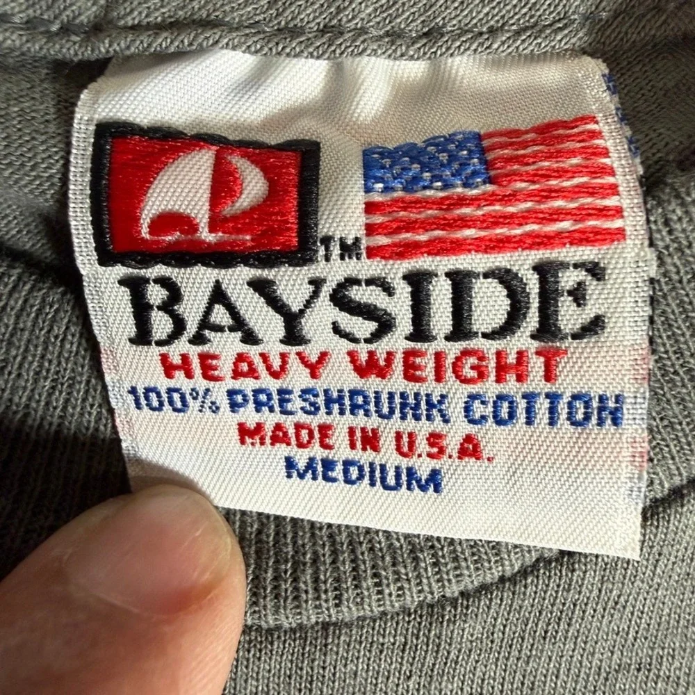 Bayside‎ Jrnymn Apparel Building Shit You Cant Skeleton Grey Graphic T-Shirt M